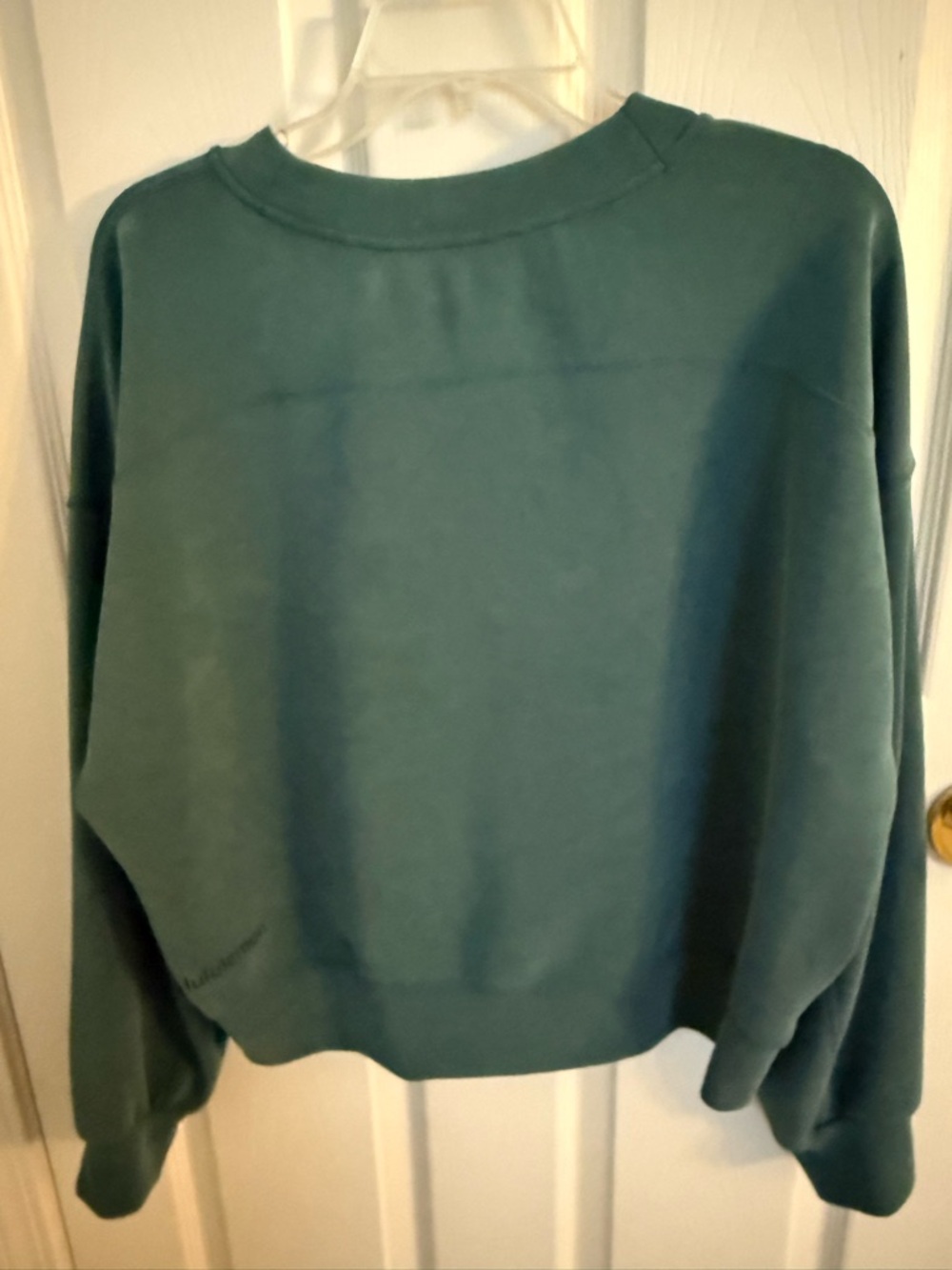 lululemon athletica Relaxed Crewneck Sweatshirt in Hunter Green - Picture 2 of 3